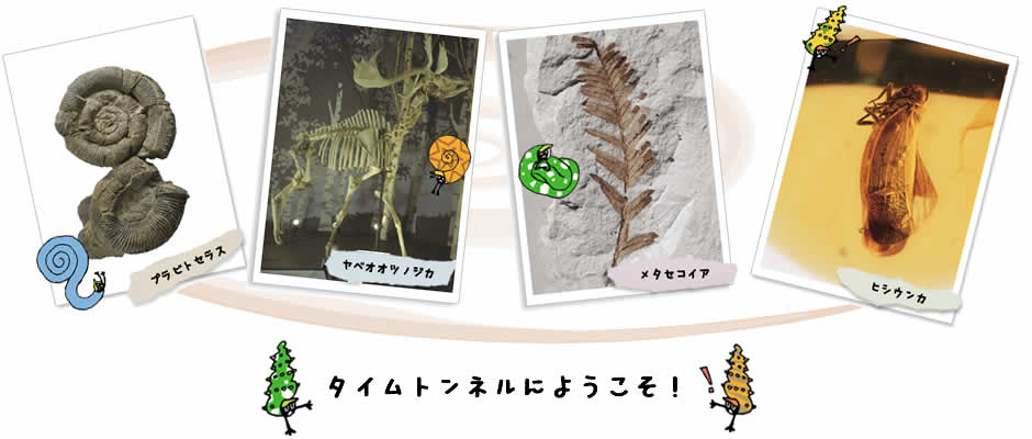 バナー:タイムトンネルにようこそ