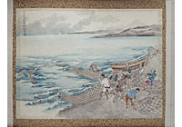 画像:イカナゴ地曳網使用図（明石郡垂水村ノ内塩屋村）